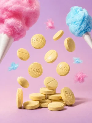 7HYDROXYRAW RAW MIT COTTON CANDY MITraMAX TABS | BATCH TESTED: 50.7MG TOTALK ALKS (40.6MG MIT) | BOTTLE LABEL: 40MG | NO 7-OH 25 TABLETS
