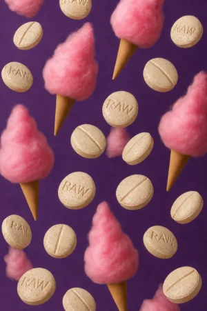 cotton candy updated ai product image